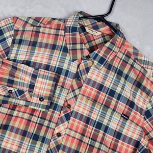 Simms Shirt Mens Large Multicolor Plaid Long Sleeve Button Up Fishing Outdoor